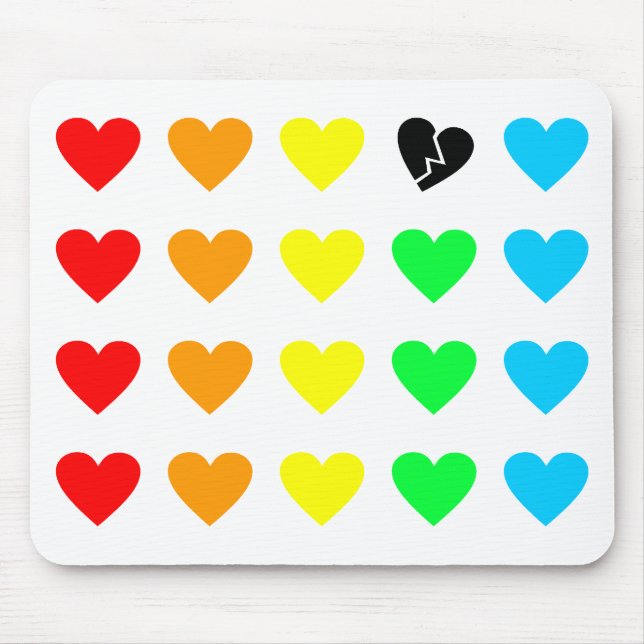 love outcast mouse mat (Front)