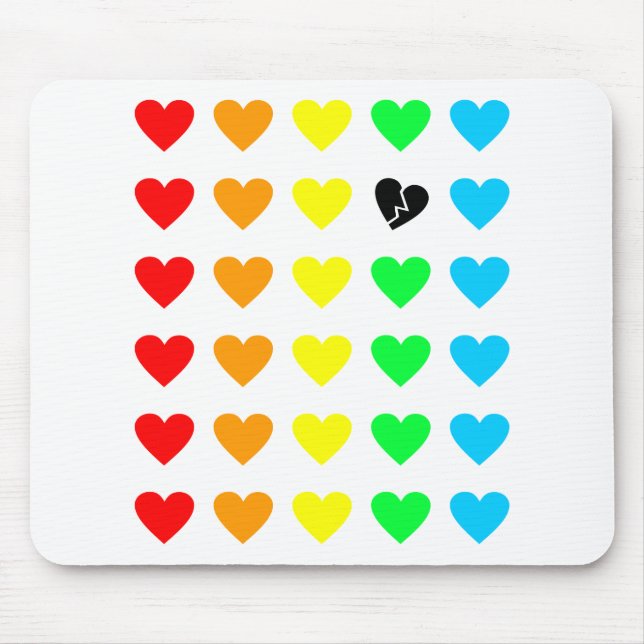 love outcast mouse mat (Front)