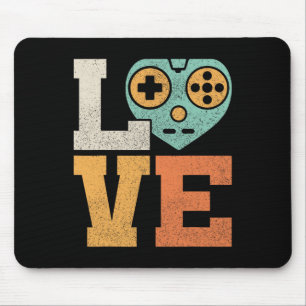 Love Outfit Vintage Video Game Costume Retro Gamin Mouse Mat