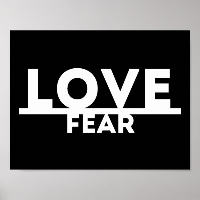 Love Over Fear Poster (Front)