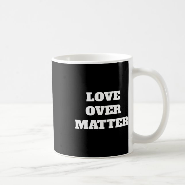 Love Over Uplifting Design Sticker1  Coffee Mug (Right)