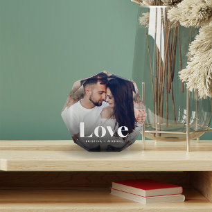 Love Overlay Personalised Photo Block
