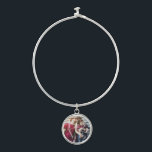 "Love" Overlay Photo Bangle Bracelet<br><div class="desc">Elegant and simple personalised photo design perfect for mother's day,  as a wedding or anniversary gift,  graduation gift,  etc.</div>