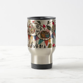 Love Owls Valentines Travel Mug