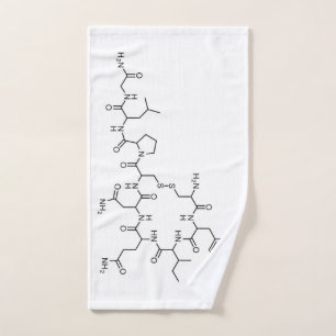 love oxytocin chemical formula chemistry element s hand towel