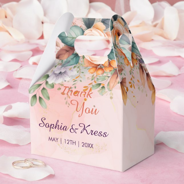 Love, Packed with Thanks Favour Box (Wedding)