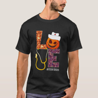 Love Paediatrician Nurse Life Nurse Halloween Pump T-Shirt