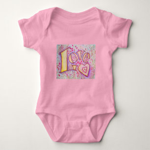 Love Painting Baby Bodysuit