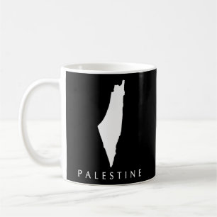 Love Palestine Map Coffee Mug