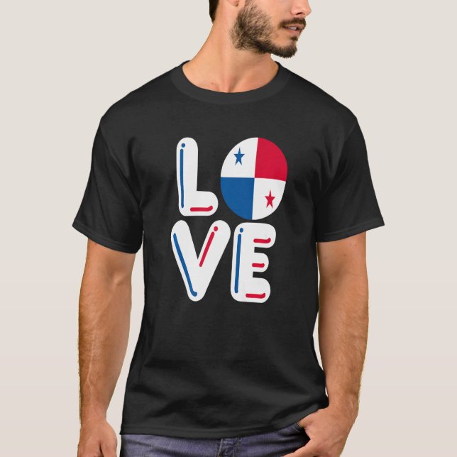 LOVE  Panama T-Shirt (Front)