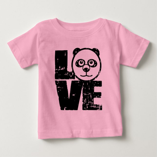 Love Panda Baby T-Shirt (Front)