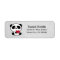 Love Panda Bear Return Address Labels