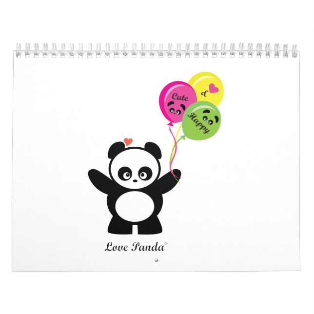 Love Panda® Calendar (Cover)