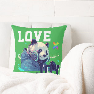 LOVE × PANDA - Custom Cushion