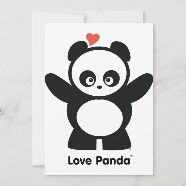 Love Panda® Invitation (Front)