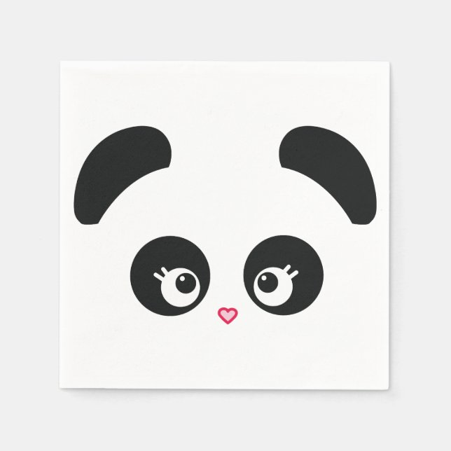 Love Panda® Paper napkins (Front)