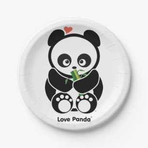 Love Panda® Paper Plate