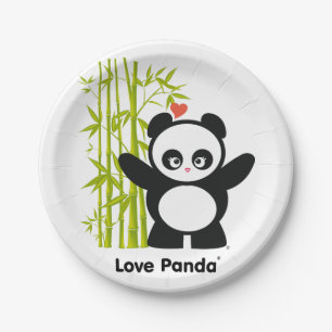 Love Panda® Paper Plate