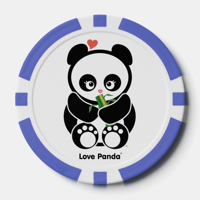 Love Panda® Poker Chips (Front)