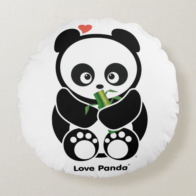 Love Panda® Round Cushion (Front)