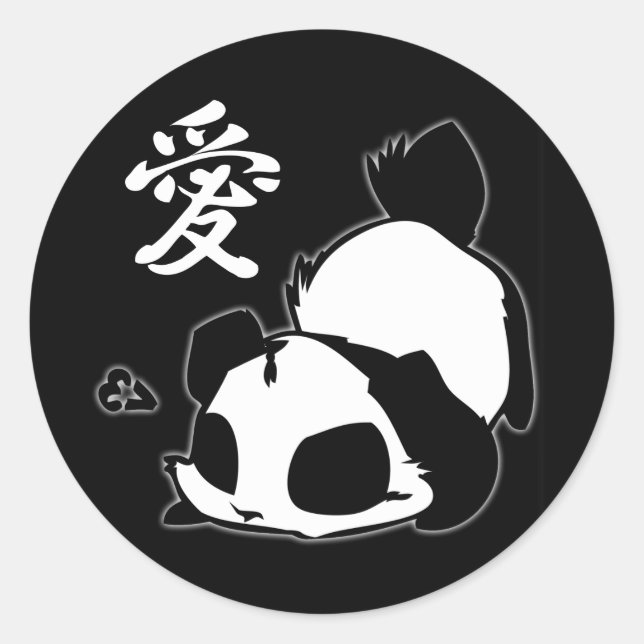 Love Panda Stickers (Front)