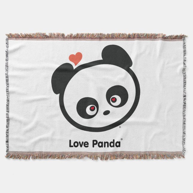 Love Panda® Throw Blanket (Front)