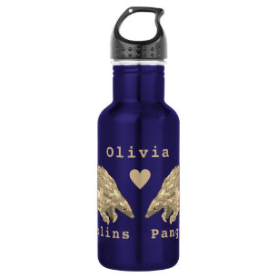 Love Pangolins Endangered Animal Art Olivia Name 532 Ml Water Bottle