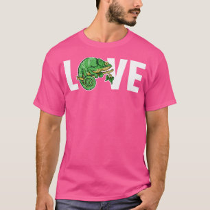 Love Panther Veiled Chamaeleonidae Lover Chameleon T-Shirt