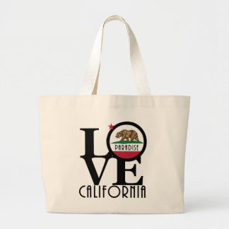 LOVE Paradise California Large Tote Bag