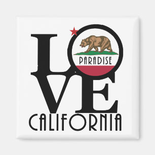 LOVE Paradise California Magnet