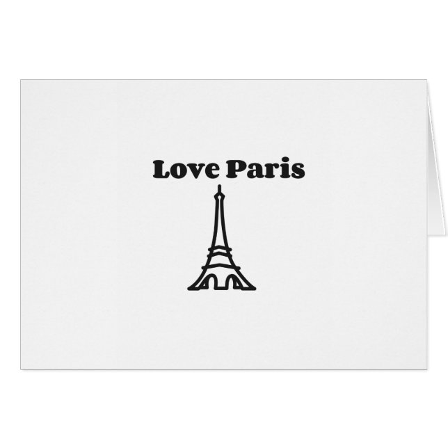 Love Paris (Front Horizontal)
