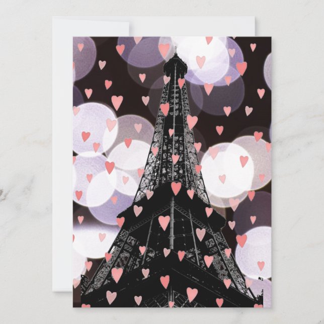 Love Paris Invitation (Front)