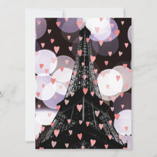 Love Paris Invitation