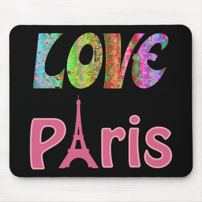 Love Paris Mouse Mat (Front)