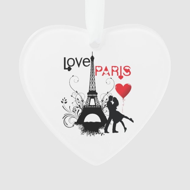 Love Paris Ornament (Front)