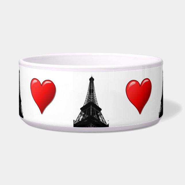 Love Paris Pet Bowl (Front)