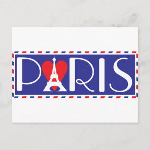 Love Paris Postcard