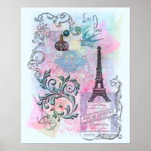 Love, Paris Poster
