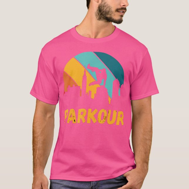 Love Parkour Men Shirt Parkour Gifts For Boys Kids (Front)