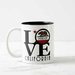 LOVE Pasadena California 11oz Two-Tone Coffee Mug