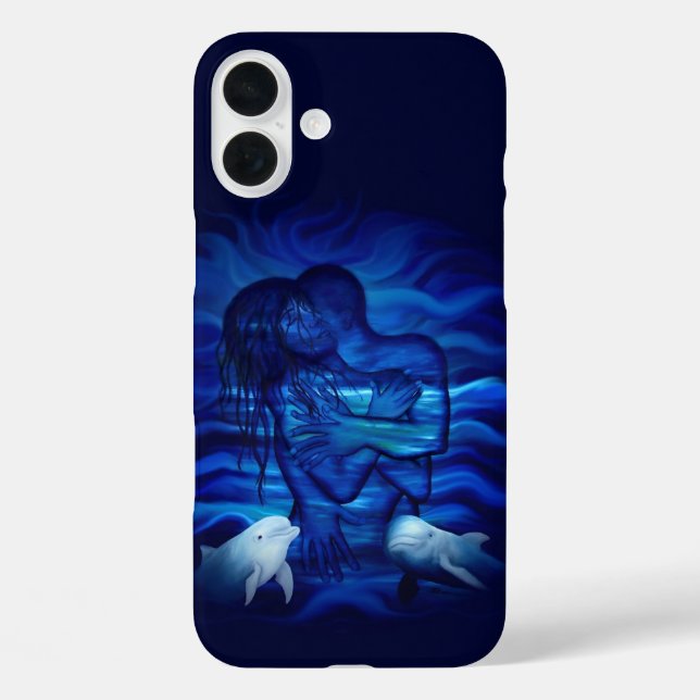 Love, Passion act - pair with Dolphin pair Case-Mate iPhone Case (Back)