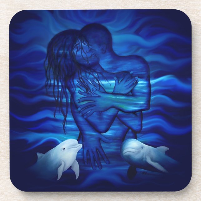Love, Passion act - pair with Dolphin pair Coaster (Front)