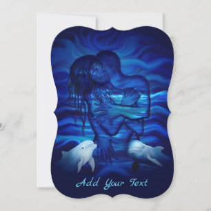 Love, Passion act - pair with Dolphin pair Thank You Card