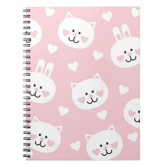 Love Pattern 2 Notebook (Front)