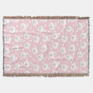 Love Pattern 2 Throw Blanket