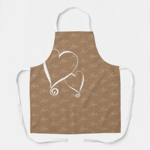 Love Pattern Apron