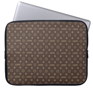 Love Pattern Louis Vuitton Laptop Sleeve