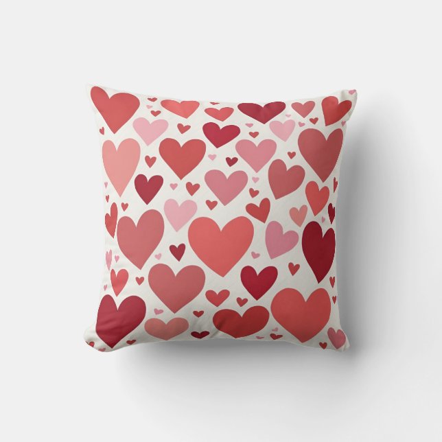 Love pattern pillow cushion (Front)