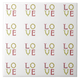 Love Pattern Tile