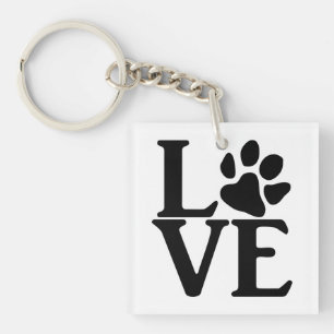 Love Paw Classic Key Ring